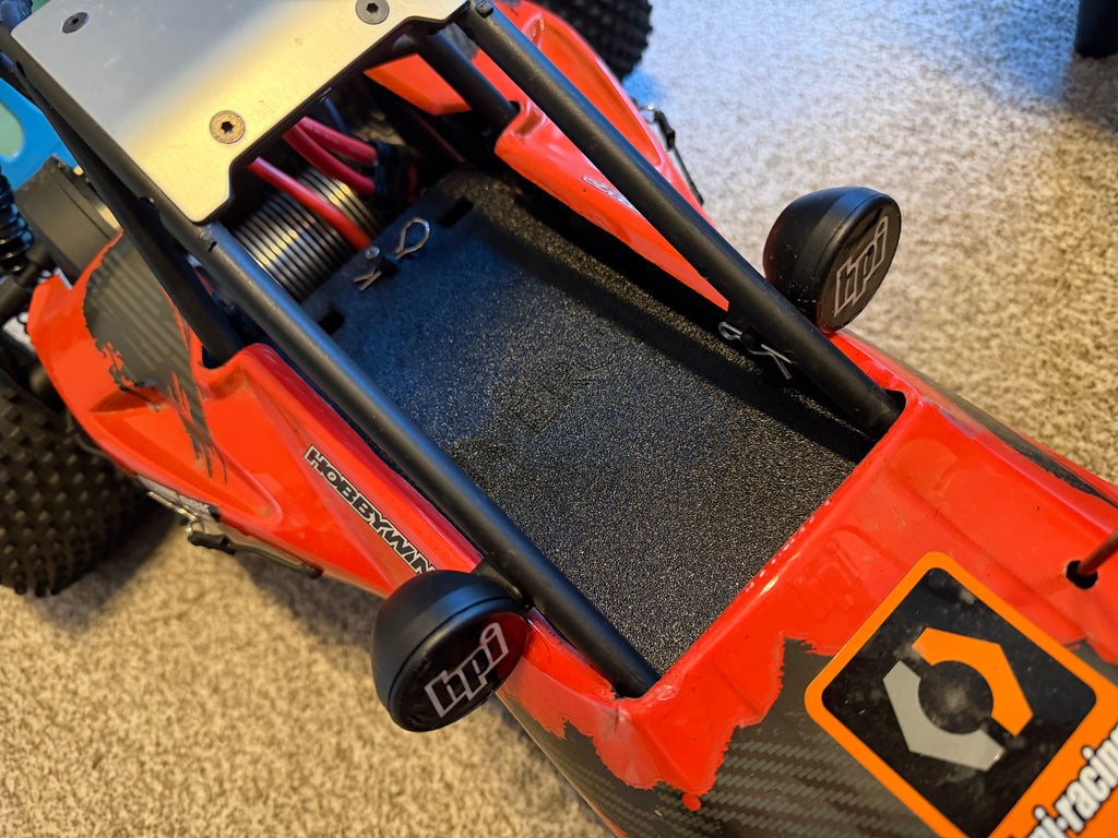 VERC Baja 5B flux battery quick-swap lid (3D printed)