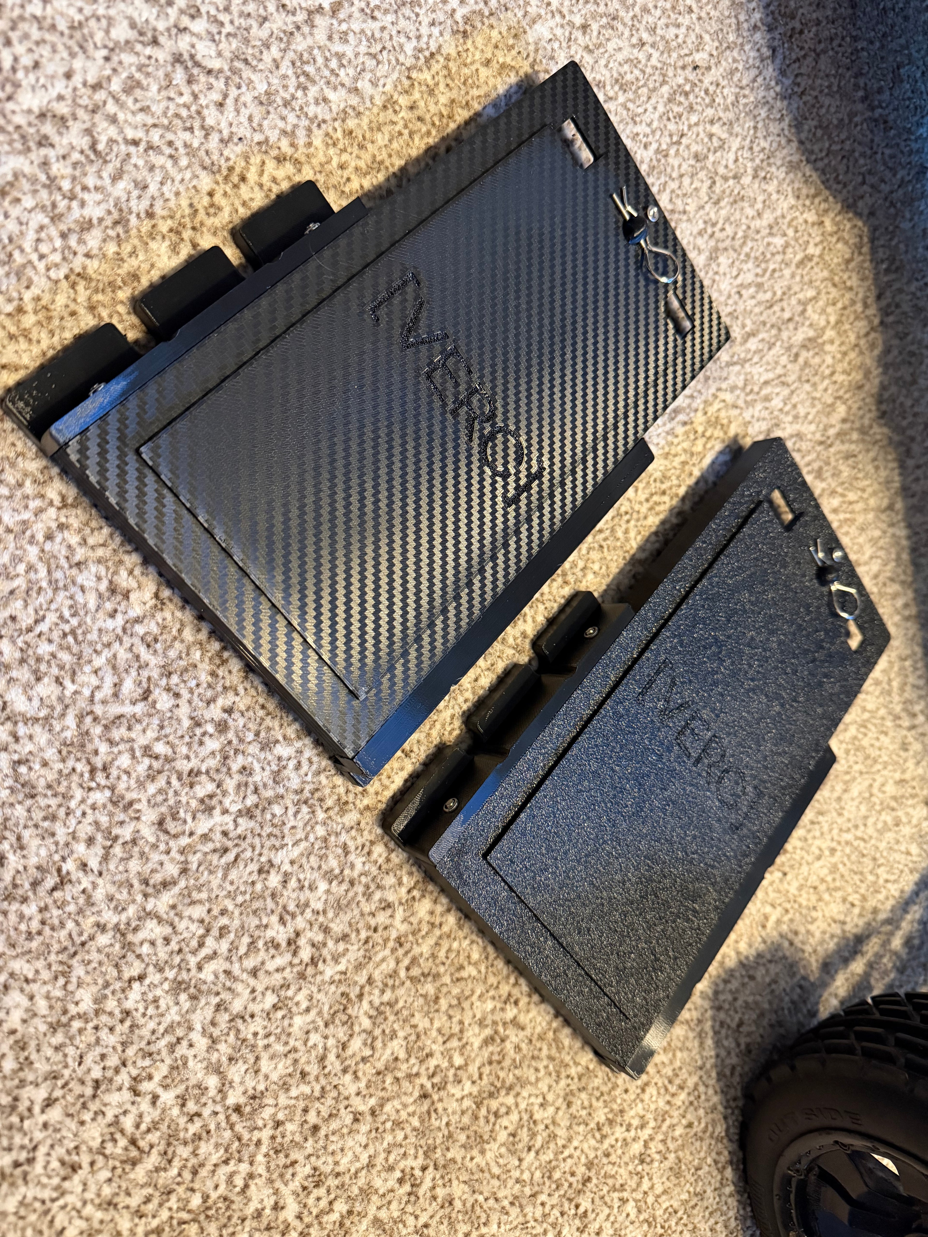 VERC Baja 5B flux battery quick-swap lid (3D printed)